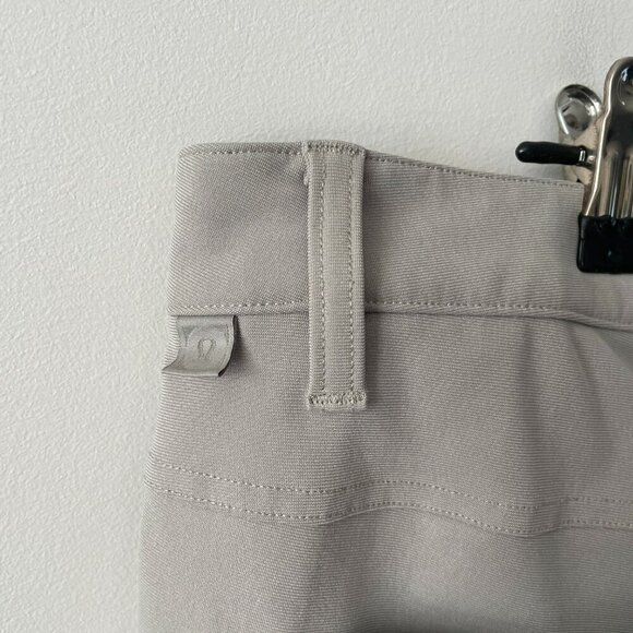 Lululemon ABC Pant Slim *Warpstreme Casual Tapered Pants Riverstone Gray 34 - Picture 8 of 9